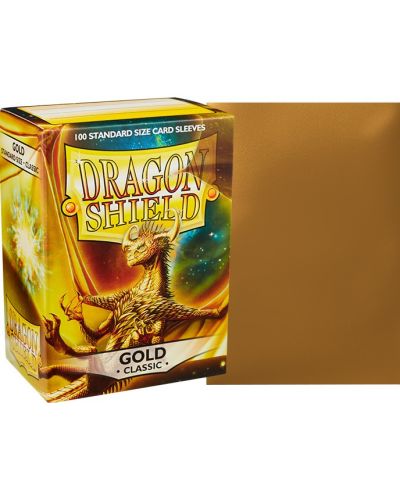 Štitnici za kartice Dragon Shield Classic Sleeves - Gold (100 komada) - 2