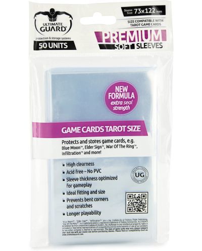 Štitnici za kartice Ultimate Guard for Board Game Cards Tarot (50 kom.) - 1