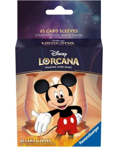 Štitnici za kartice Disney Lorcana TCG: The First Chapter Card Sleeves - Mickey Mouse (65 komada) - 1