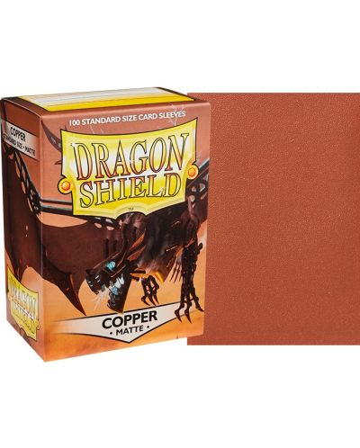 Štitnici za kartice Dragon Shield Sleeves - Matte Copper (100 komada) - 2