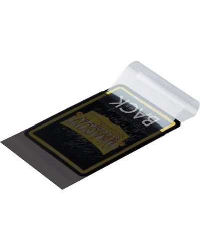 Štitnici za kartice Dragon Shield Perfect Fit Sleeves - Sealable Smoke (100 komada) - 3