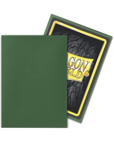 Štitnici za kartice Dragon Shield Sleeves - Matte Forest Green (100 komada) - 3