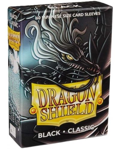 Štitnici za kartice Dragon Shield Sleeves - Small Black (60 komada) - 1