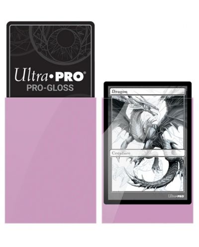 Štitnici za karte Ultra Pro - PRO-Gloss Standard Size, Pink (50 kom.) - 2