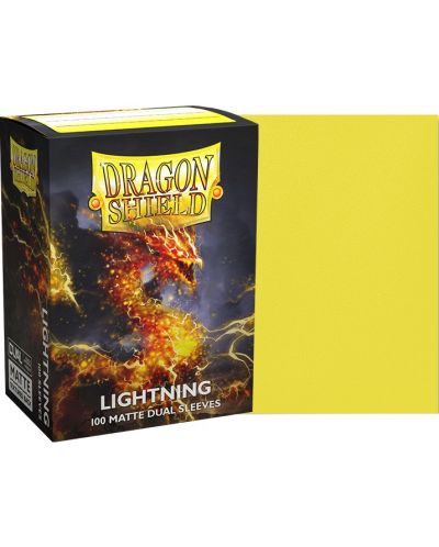 Štitnici za kartice Dragon Shield Dual Sleeves - Matte Lightning (100 komada) - 2