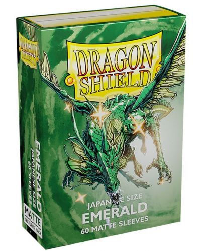 Štitnici za kartice Dragon Shield Sleeves - Small Matte Emerald (60 komada) - 1