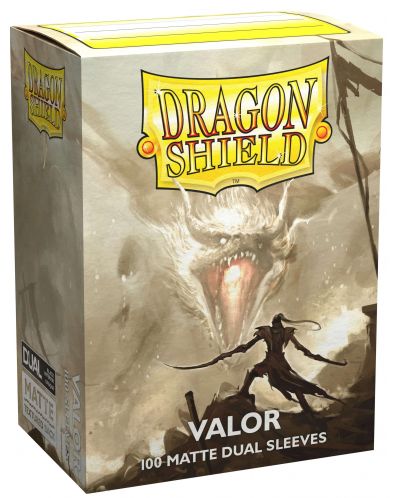 Štitnici za kartice Dragon Shield Dual Valor Sleeves - Matte (100 komada) - 1