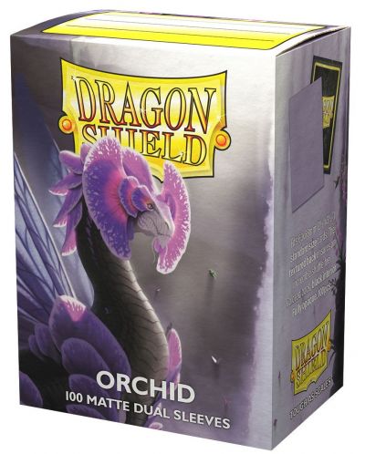 Štitnici za kartice Dragon Shield Dual Sleeves - Matte Orchid (100 komada) - 1