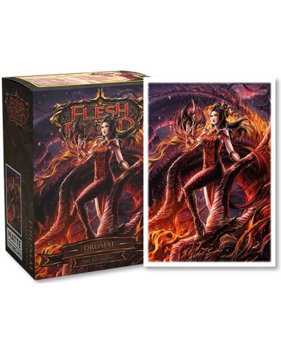 Protektori za kartice Dragon Shield Flesh and Blood Uprising - Dromai (100 бр.) - 1