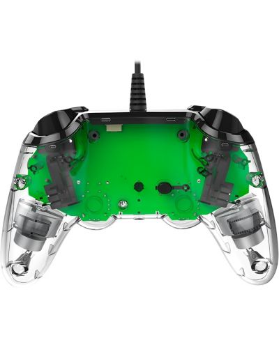 Kontroler Nacon за PS4 - Wired Illuminated Compact Controller, crystal green - 5