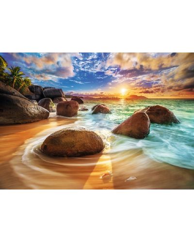 Puzzle Trefl od 1000 dijelova - Plaža Samudra, Indija - 2