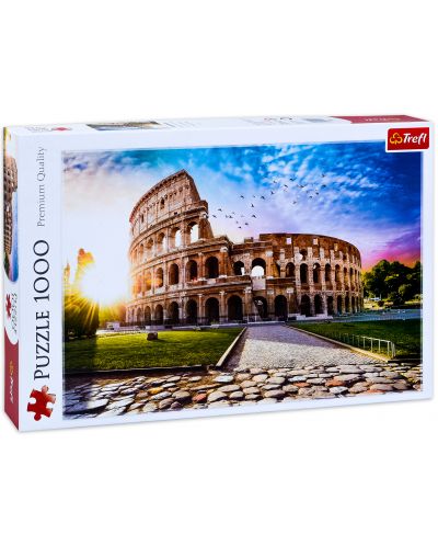 Puzzle Trefl od 1000 dijelova - Koloseum obasjan suncem - 1