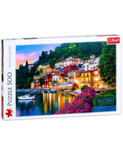 Puzzle Trefl od 500 dijelova - Jezero Komo, Italija - 1