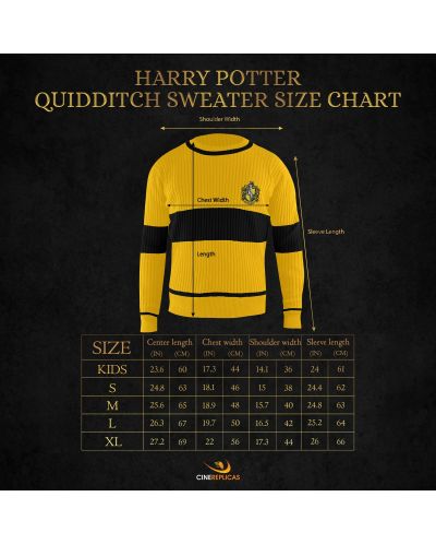 Pulover CineReplicas Movies: Harry Potter - Hufflepuff Quidditch - 6
