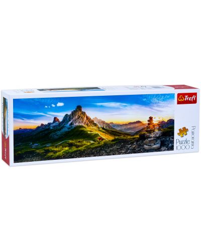 Panoramska slagalica Trefl od 1000 dijelova - Prijevoj Giau, Dolomiti - 1