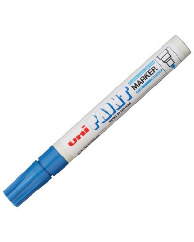 Permanentni marker Uniball na bazi ulja – Svijetloplavi - 1
