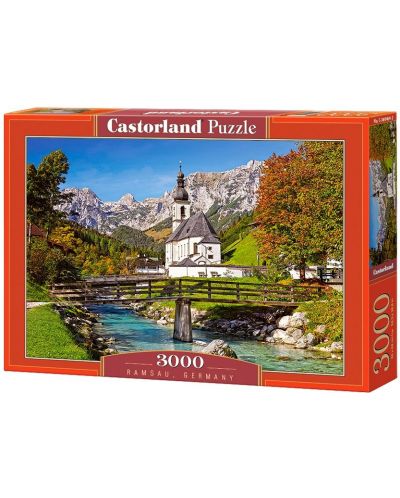 Puzzle Castorland od 3000 dijelova - Ramsau, Njemačka - 1