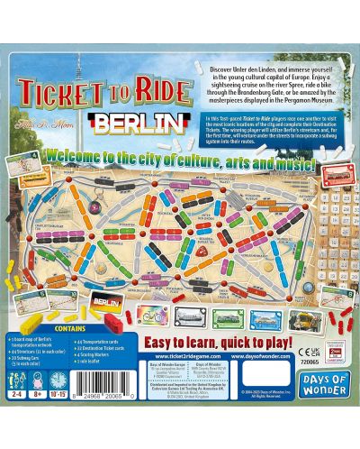 Proširenje za društvenu igru Ticket to Ride - Berlin - 3