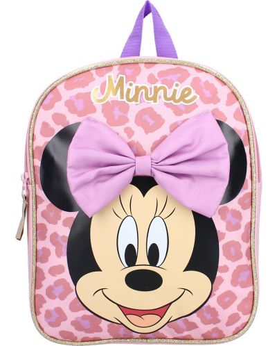 Ruksak za vrtić Vadobag Minnie Mouse - Real Cool, ružičasta vrpca - 1