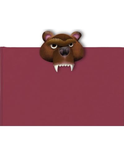Straničnik za knjigu sa zubima - Medvjed - 2
