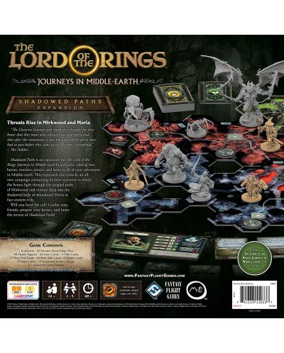 Proširenje za društvenu igru The Lord of the Rings: Journeys in Middle-Earth - Shadowed Paths - 2