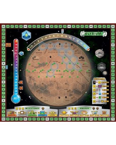 Proširenje za društvenu igru Terraforming Mars: Hellas & Elysium - 2