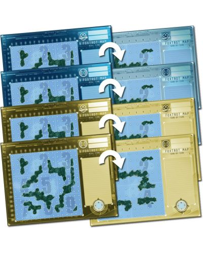 Proširenje za društvenu igru Captain Sonar: Foxtrot Map - 1