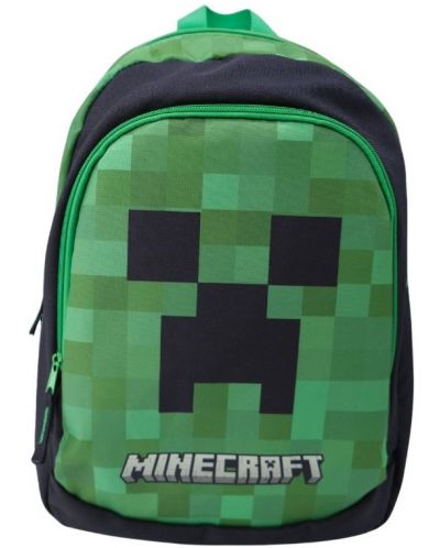 Ruksak za vrtić Minecraft - Creeper, 2 pretinca - 2