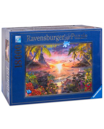 Slagalica Ravensburger od 18 000 dijelova - Zalazak sunca u raju - 1