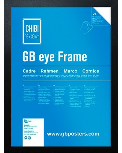 Okvir za poster GB eye - 52 x 38 cm, crni - 1