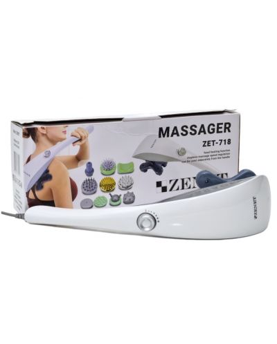 Ručni masažer Zenet - Zet-718, sivi - 4