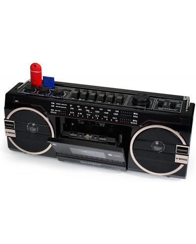 Radio kasetofon Ricatech - PR1980 Ghettoblaster, crni - 4