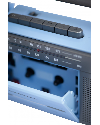 Radiokasetofon Crosley - CT102A-BG4, plavi/sivi - 2