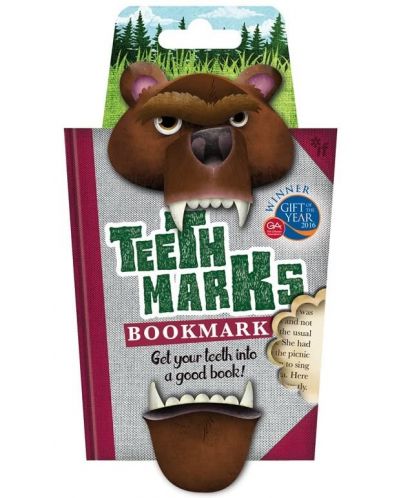 Straničnik za knjigu sa zubima - Medvjed - 1