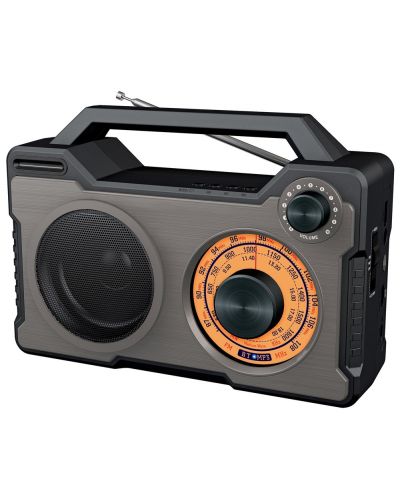 Radio Diva - Retro Box BT 7500, sivo/crni - 1