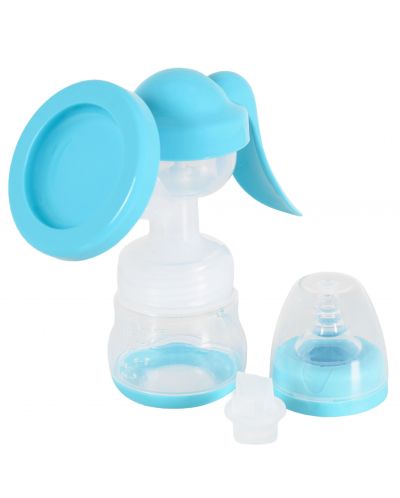 Ručna pumpa za majčino mlijeko Cangaroo - Cara, plava - 1