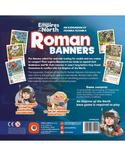 Proširenje za društvenu igru Imperial Settlers: Empires of the North - Roman Banners - 2