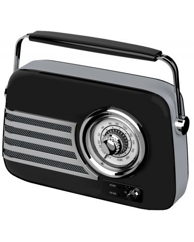 Radio Diva - Retro Box BT 8500, crno/srebrni - 2
