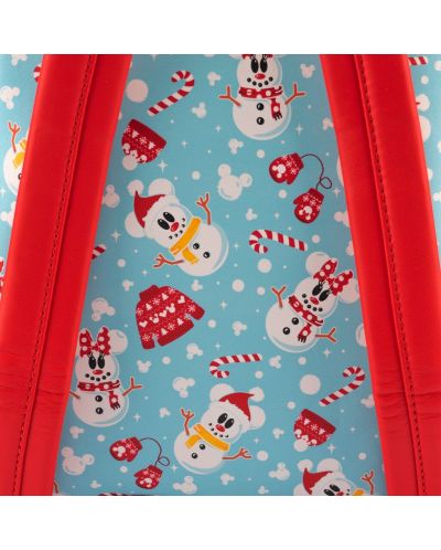 Ruksak Loungefly Disney: Mickey Mouse - Snowman Mickey & Minnie - 7