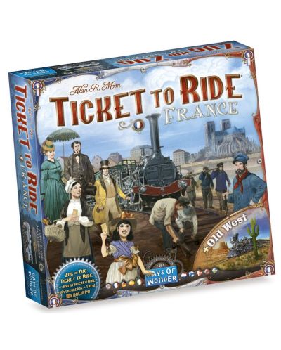 Proširenje za društvenu igaru Ticket to Ride - France & Old West - 1
