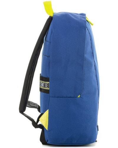 Ruksak Mitama - Color Touch, plavi i žuti, s kapom na poklon - 5