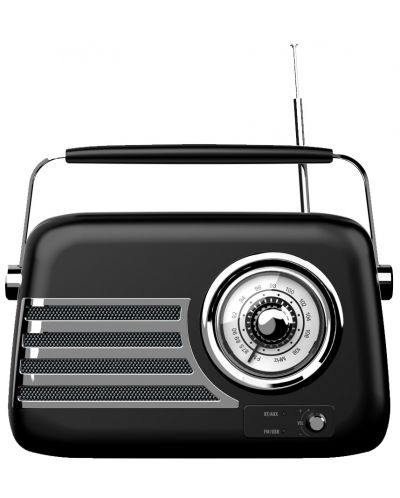 Radio Diva - Retro Box BT 8500, crno/srebrni - 1