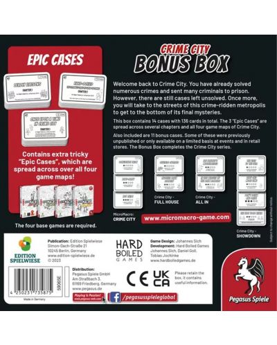 Proširenje za društvenu igru MicroMacro: Crime City - Bonus Box - 2