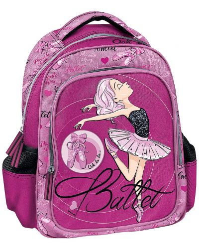 Ruksak za vrtić Graffiti Ballerina - S 1 pretincem - 1