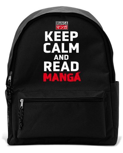 Ruksak ABYstyle Humor: Adult - Keep Calm And Read Manga - 1