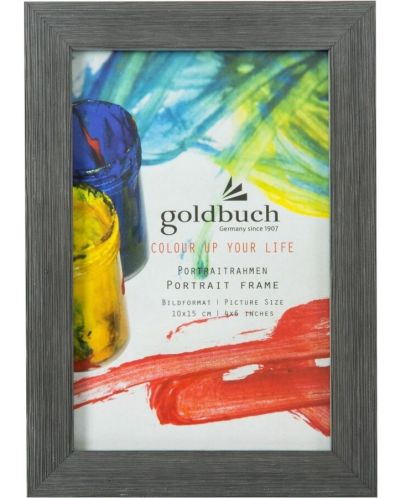 Okvir za fotografije Goldbuch Colour Up - Tamnosivi, 10 x 15 cm - 1