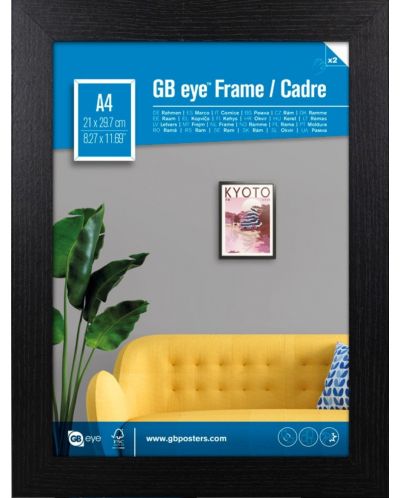 Mini okvir za postere GB eye - 21 x 29.7 cm, crni - 1