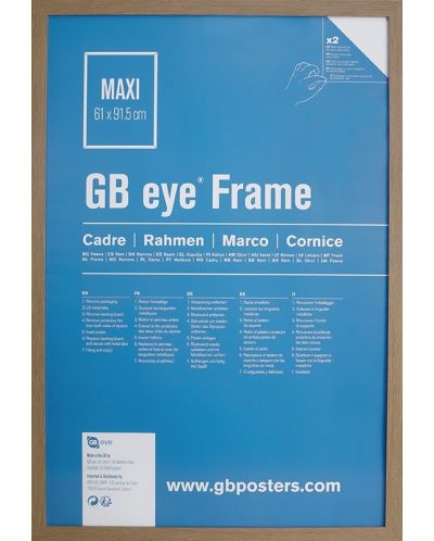 Okvir za poster GB eye - 61 х 91.5 cm, hrast - 1