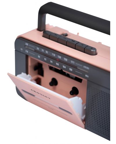 Radiokasetofon Crosley - CT102A-RG4, ružičasti/sivi - 2