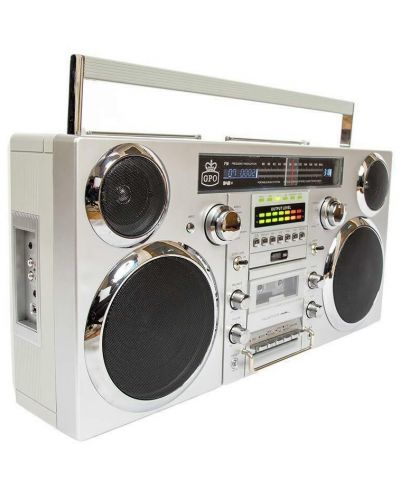 Radio kasetofon GPO - Brooklyn, srebrni - 2